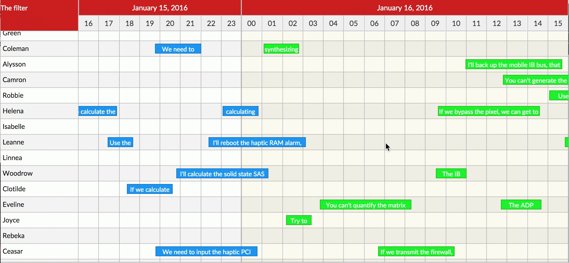 Week Calendar Json Example Month Calendar Printable