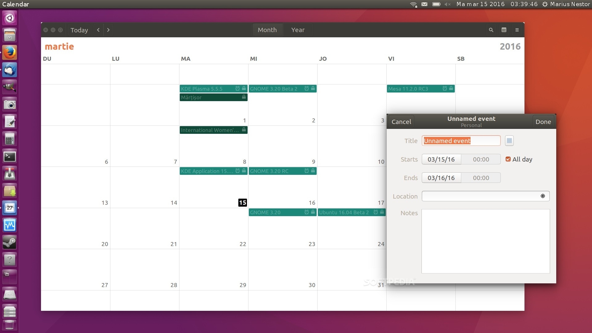 Ubuntu Calendar Week Start Monday Month Calendar Printable