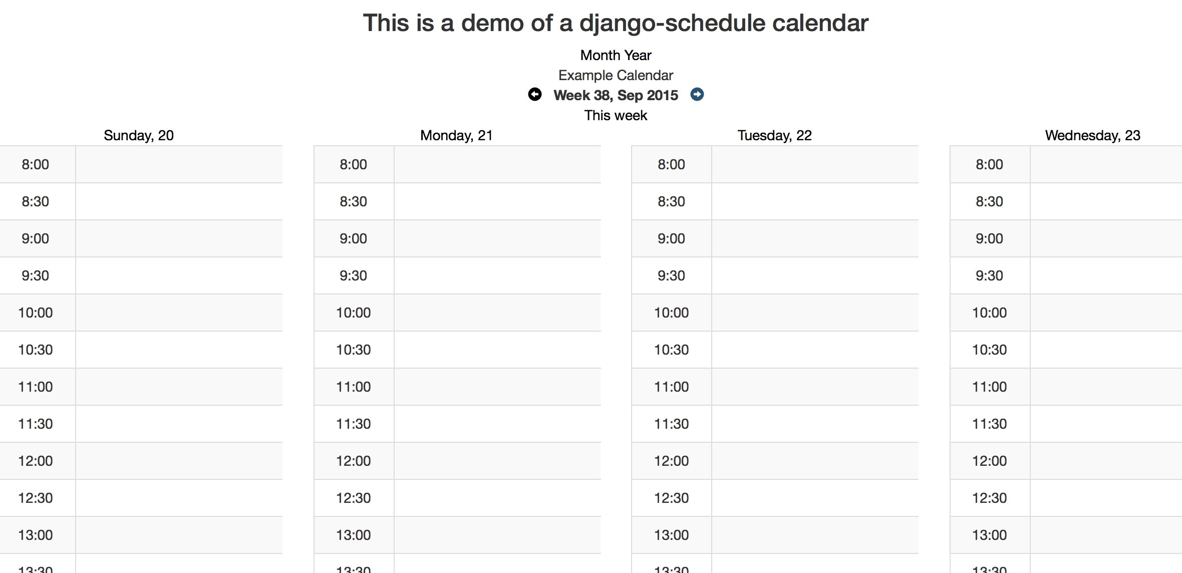 Good Print Calendar In Python : Mini Calendar Template