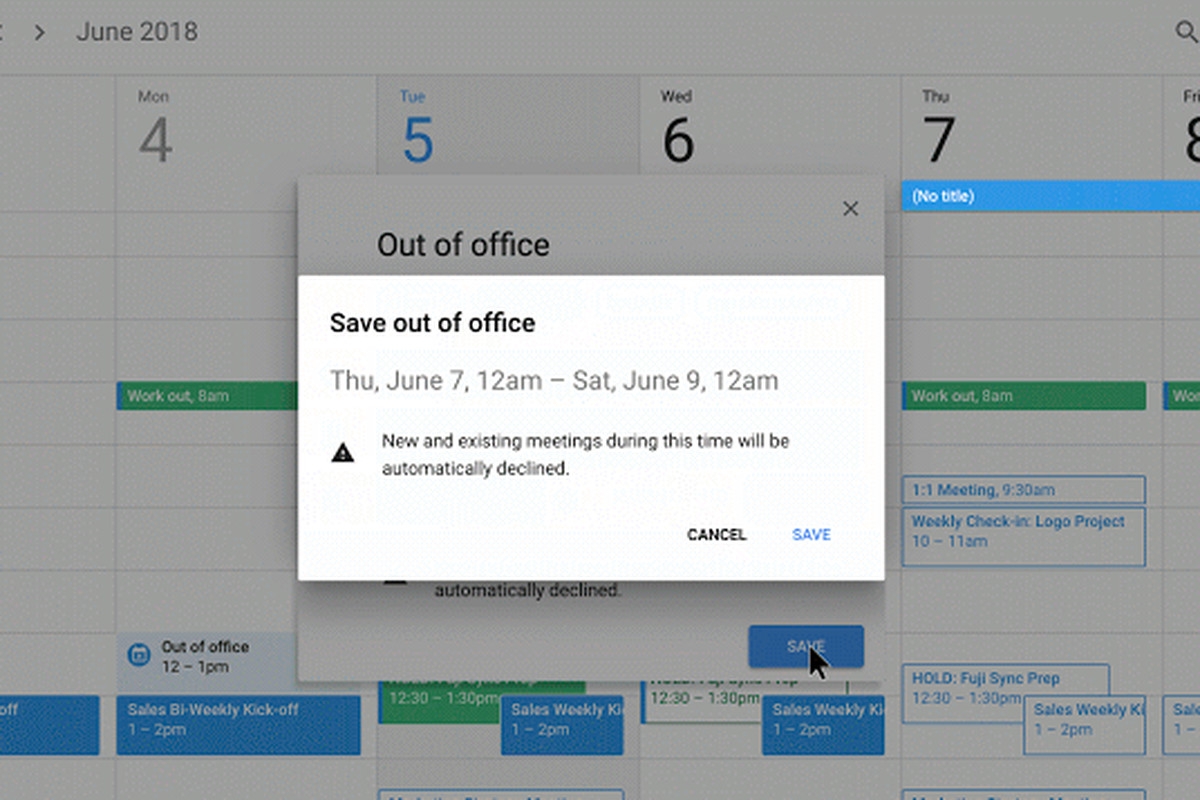 Google Calendar Now Has An &#039;out Of Office&#039; Option - The Verge