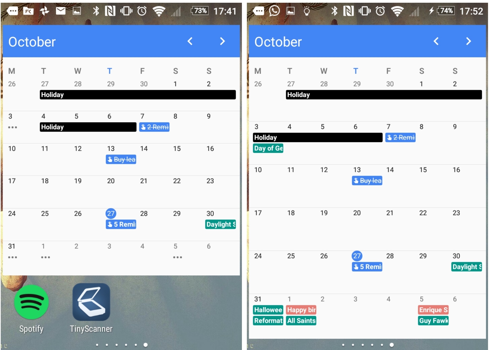 Google Calendar Version 5.6.2 Finally Brings A &#039;month&#039; Widget