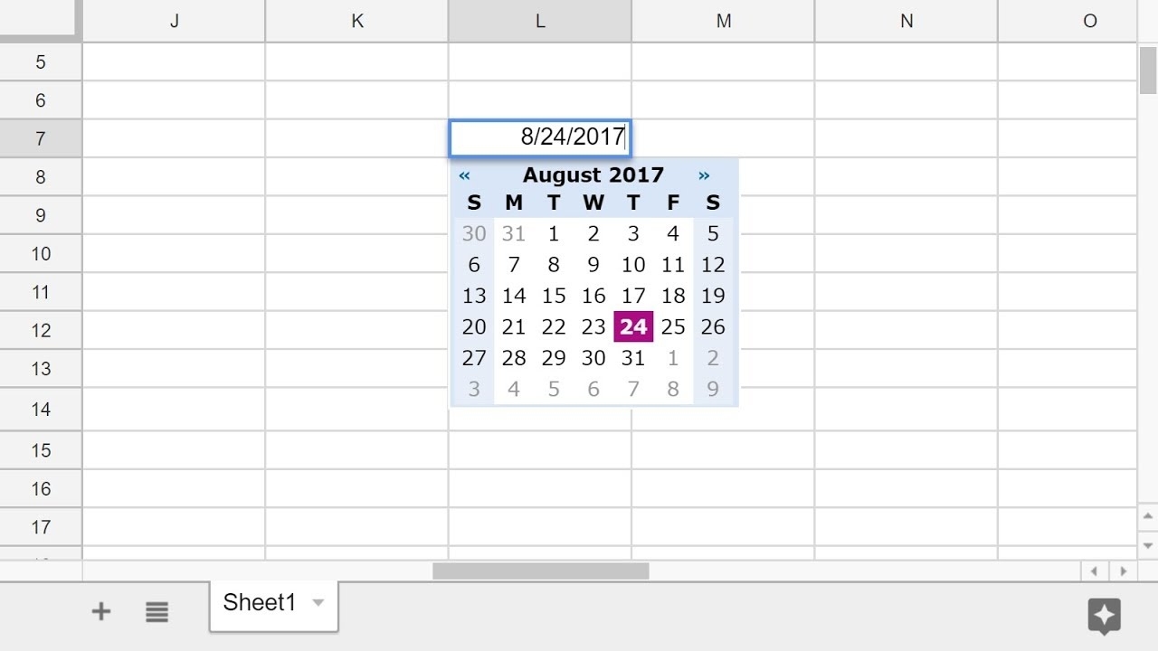 Year Calendar Google Sheets | Month Calendar Printable