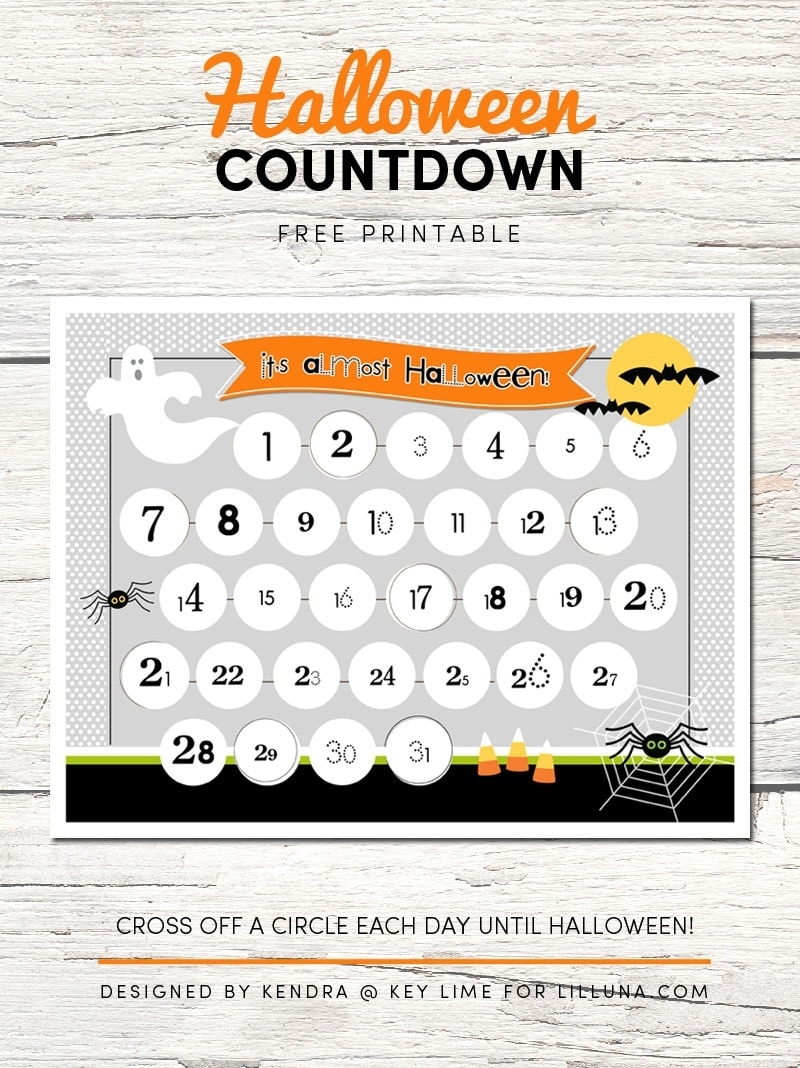 Free Printable Halloween Calendar Numbers Month Calendar Printable