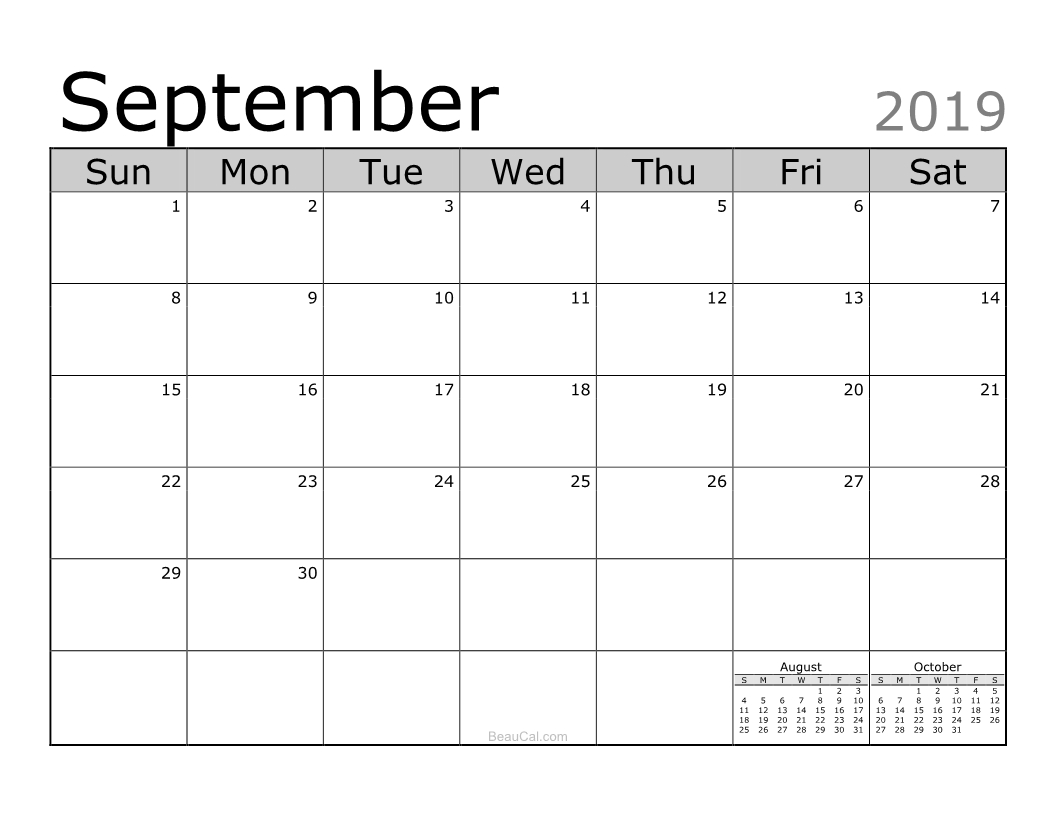 Holidays And Observances In September 2019 Calendar