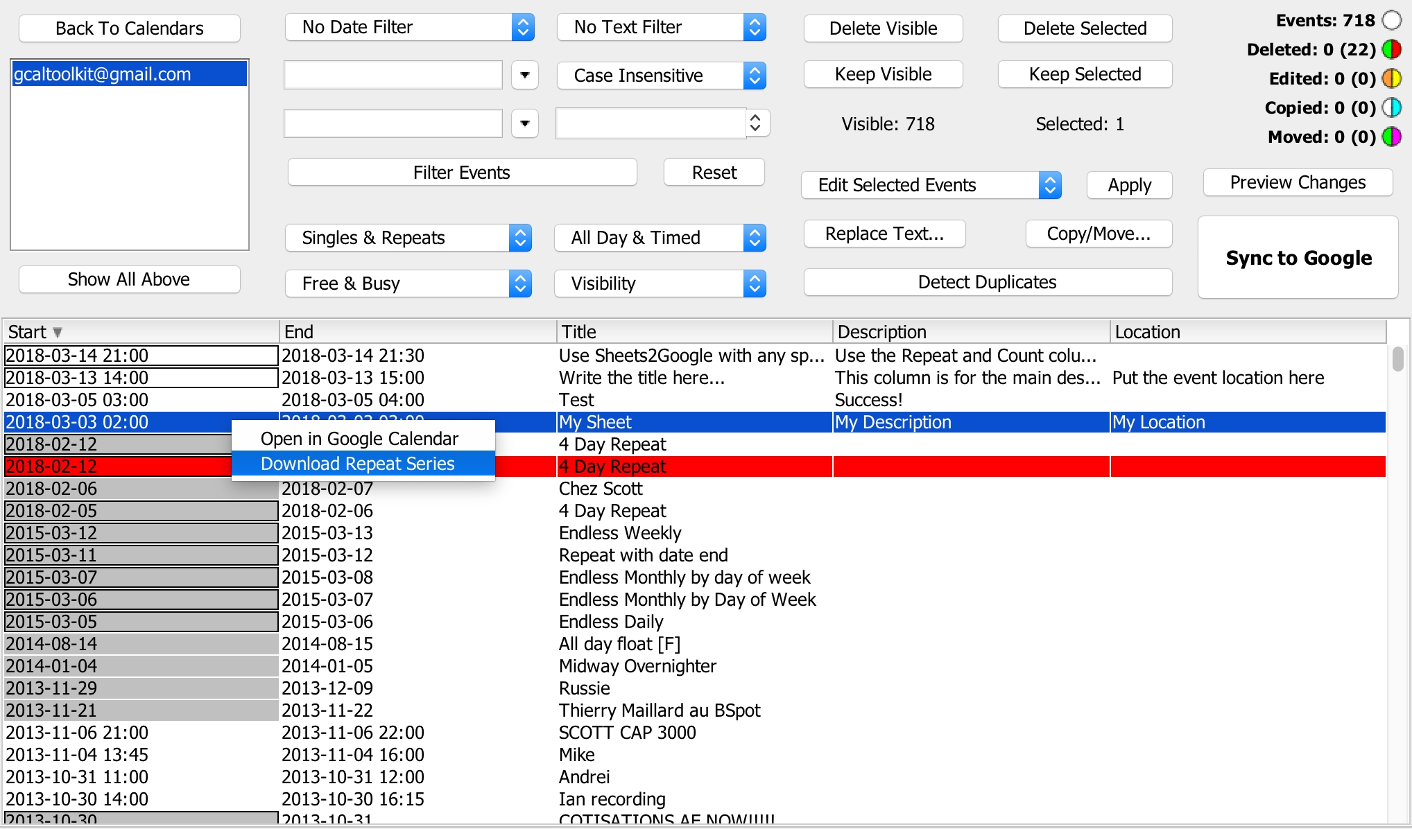 google calendar todo list