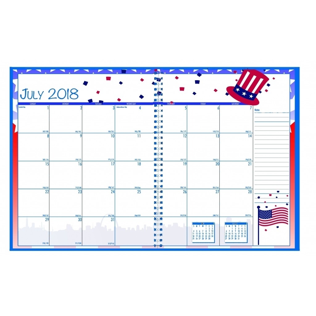 House Of Doolittle Hod239508 Monthly Calendar Planner, Academic, Seasons &amp;  Holidays, Blue Cover, 7&quot; X 10&quot;, 2019 - 2020, Ea