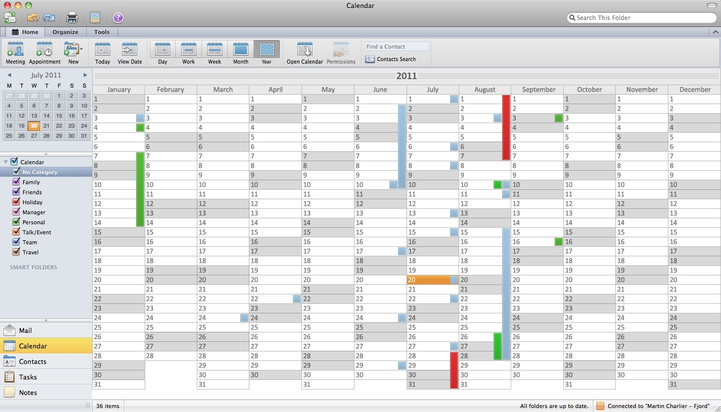 Interacting With Time. (Nuisances With Ms Outlook) | Product