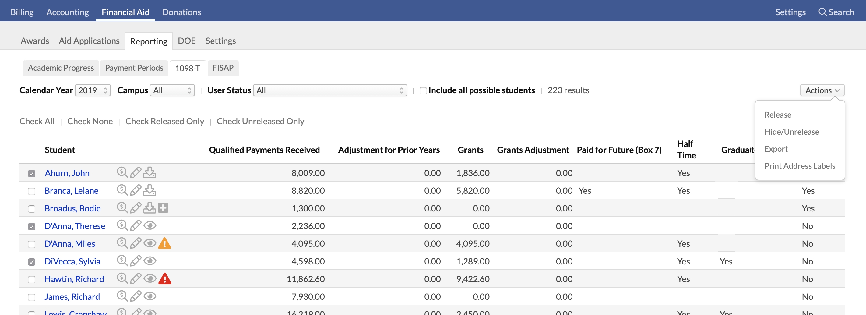 Irs 1098T – Populi Knowledge Base