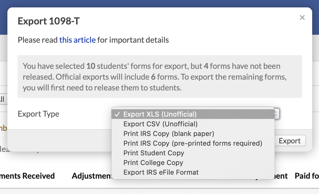 Irs 1098T – Populi Knowledge Base