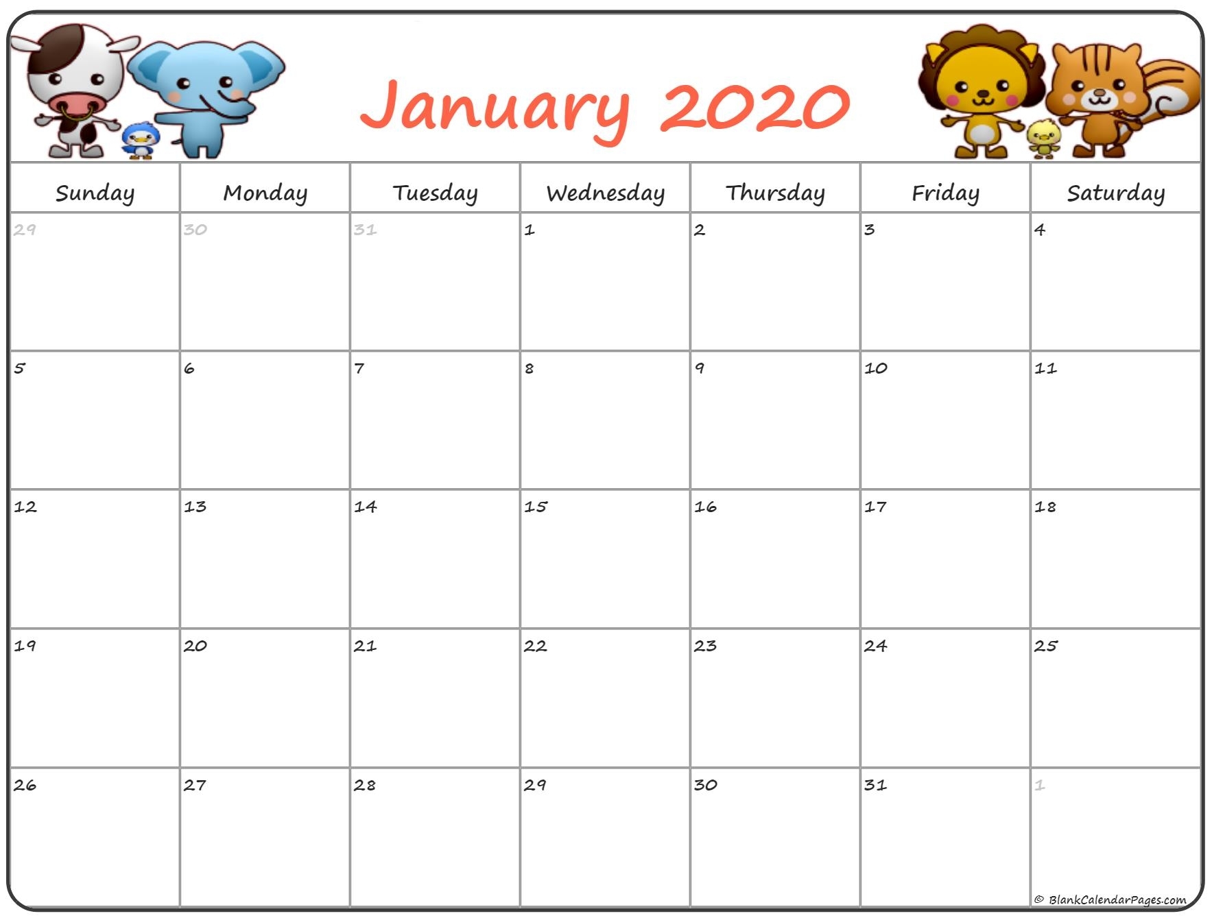 January 2020 Pregnancy Calendar | Fertility Calendar