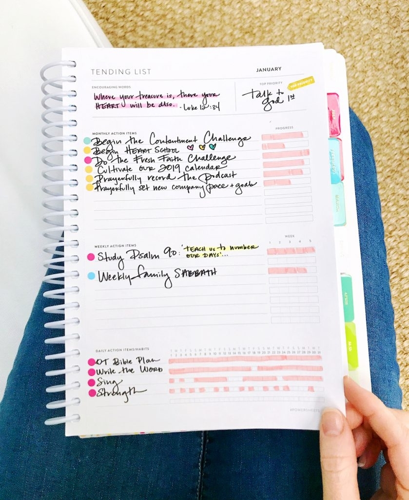 January Progress + February Powersheets Goals | Lara Casey