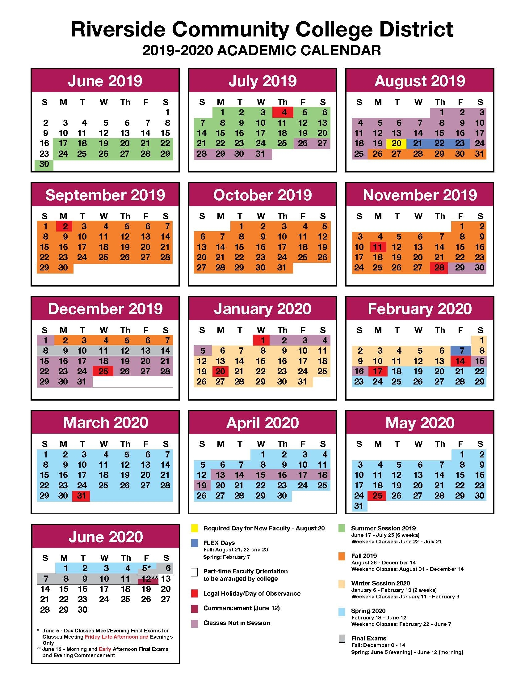 Jfk And Norco College Calendar 2019-2020 - John F. Kennedy