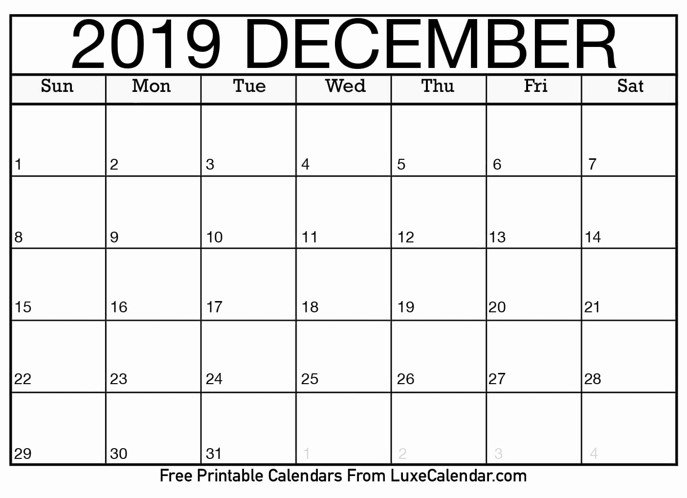 July To December Calendar 2019 | Calendar Template