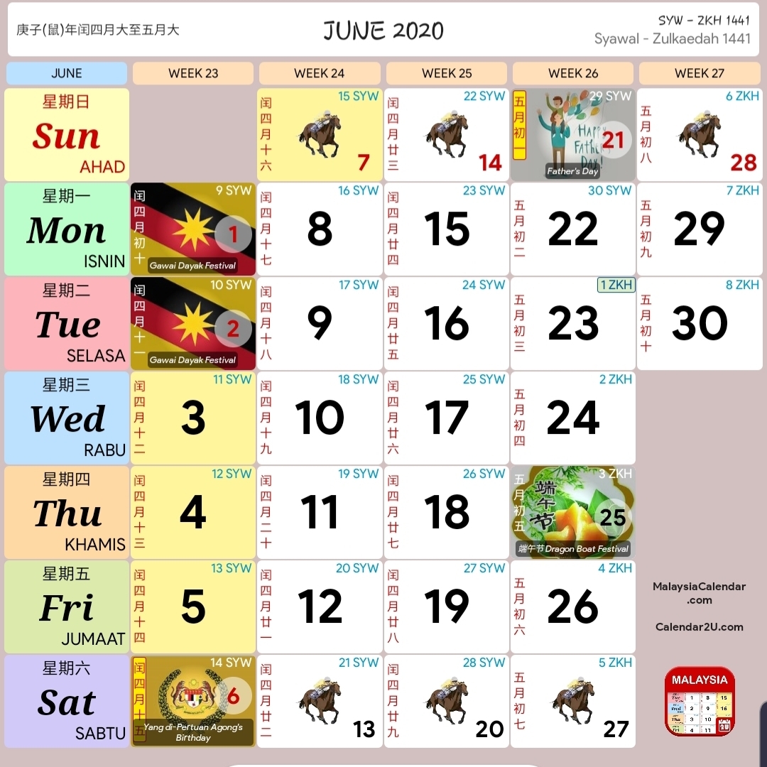 Kalendar 2020 Dan Cuti Sekolah 2020 - Rancang Percutian Anda