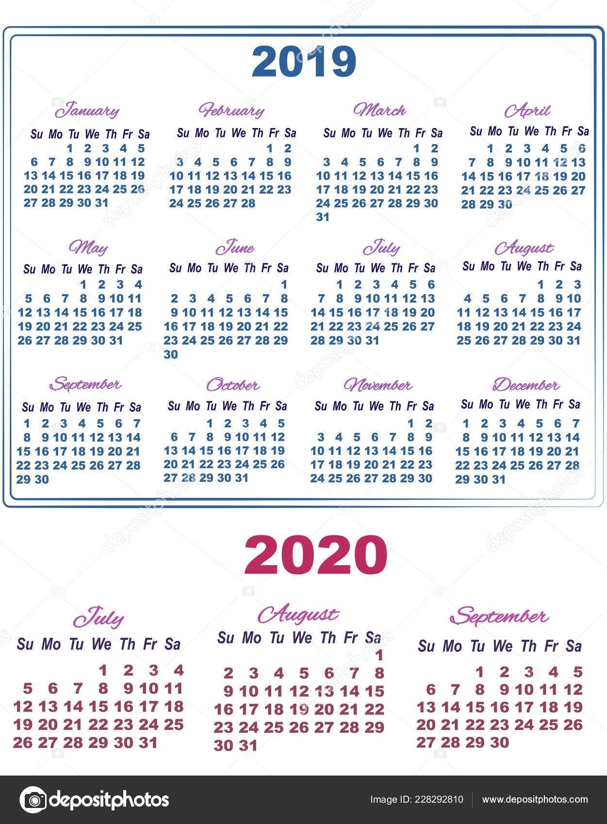 Kalneder 2020 Juli – August | Gallery Of Calendar Printable