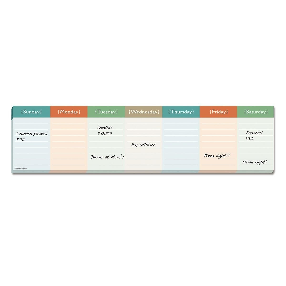 Magnetic Week At A Glance Calendar