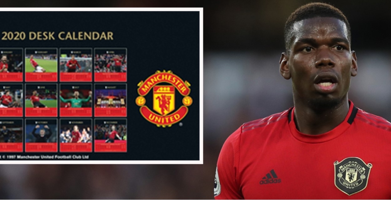 Man U Calendar 2020 Month Calendar Printable