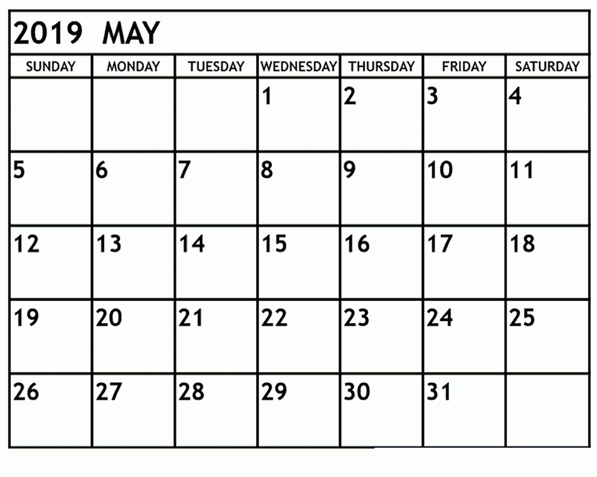 May 2019 Calendar Word #may #may2019 #2019Calendar