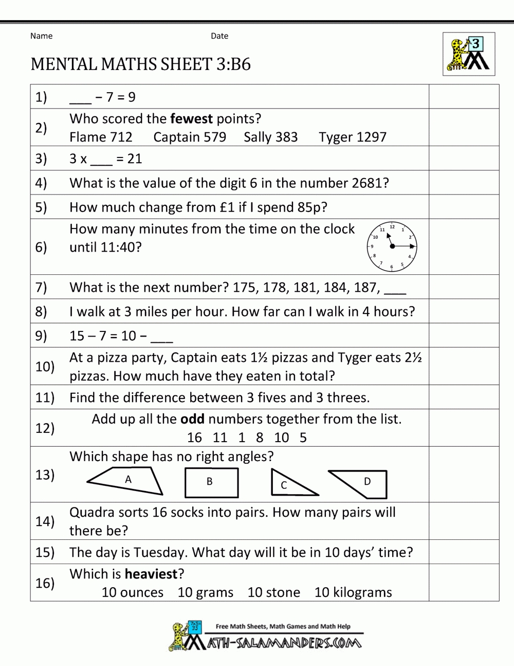 calendar-worksheet-3rd-grade