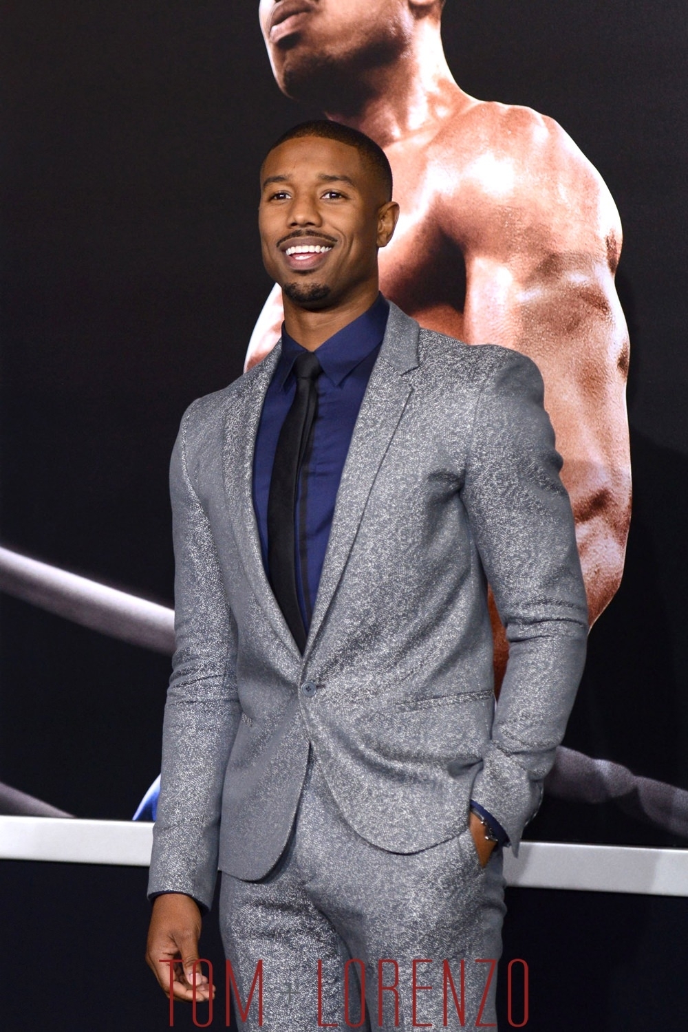 Michael B. Jordan At The &quot;creed&quot; Los Angeles Premiere | Tom