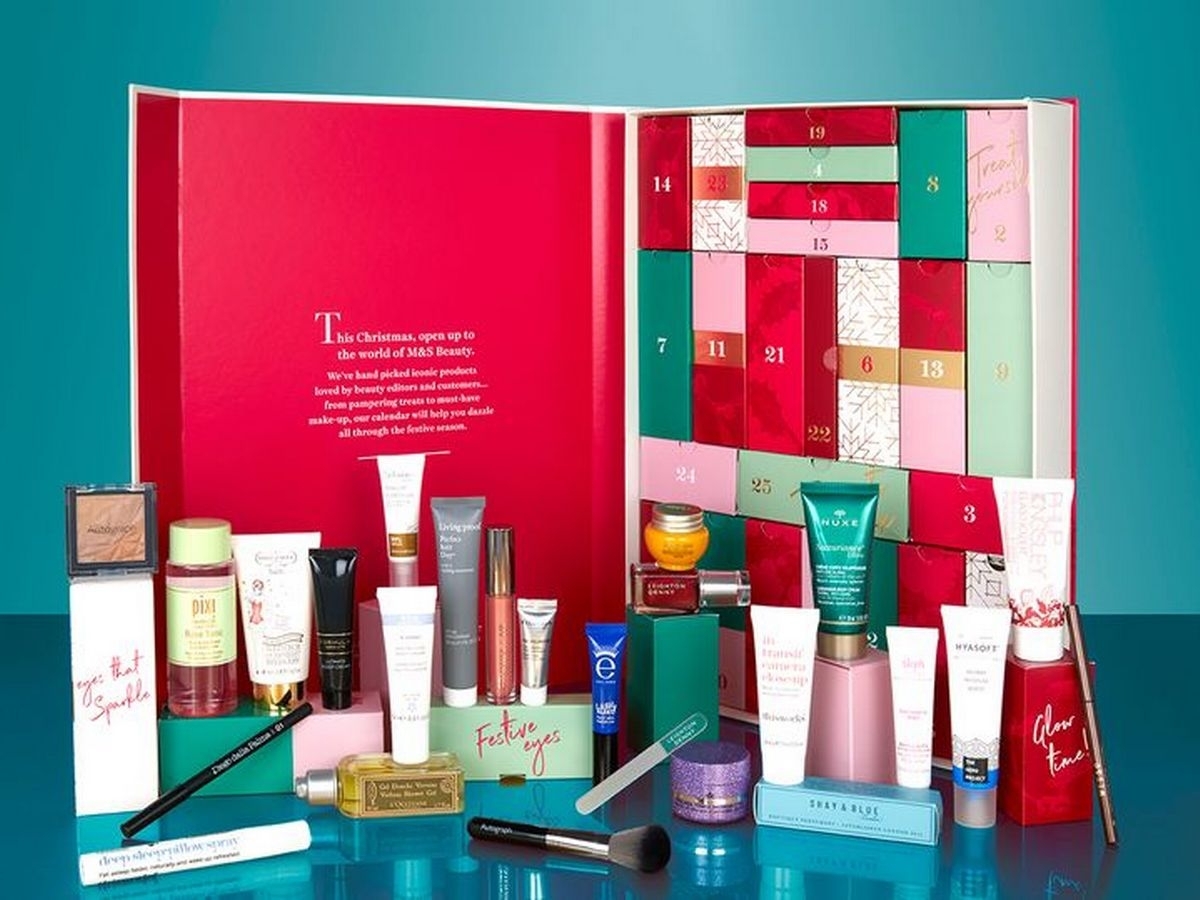 M&amp;s Popular £35 Beauty Advent Calendar For 2018 Worth £280