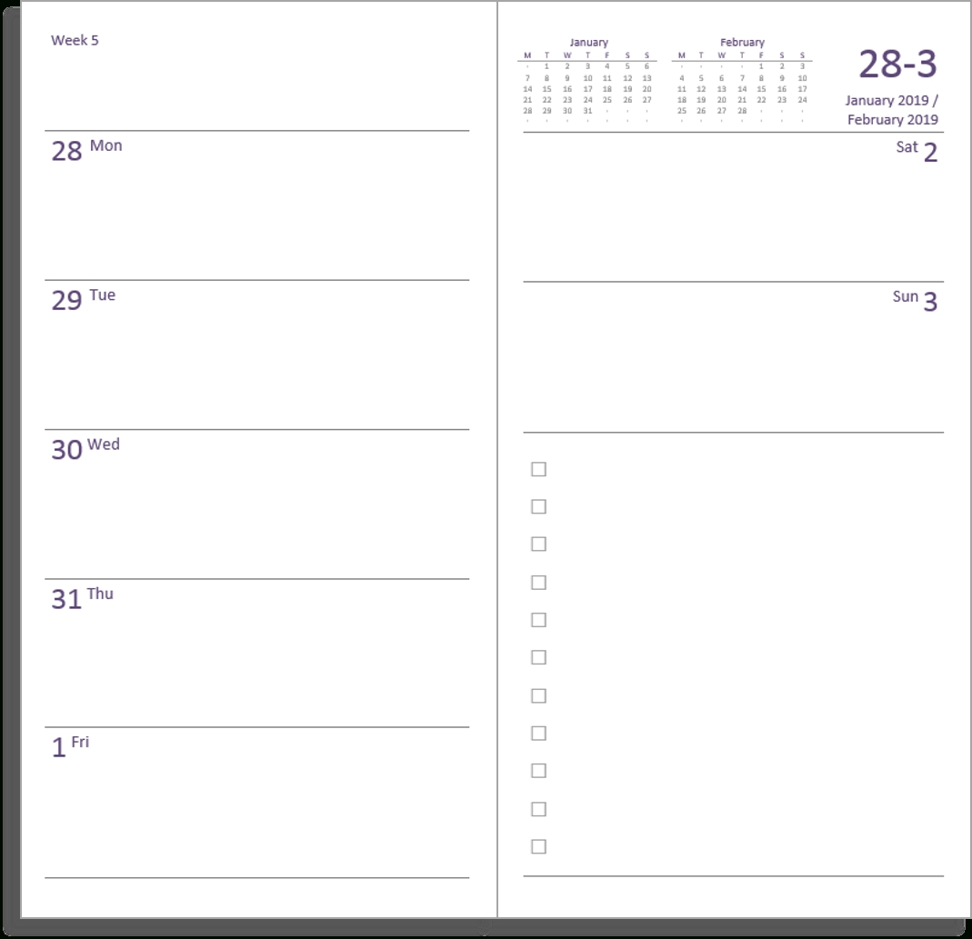 My Life All In One Place: Free Midori Tn Calendar (Diary