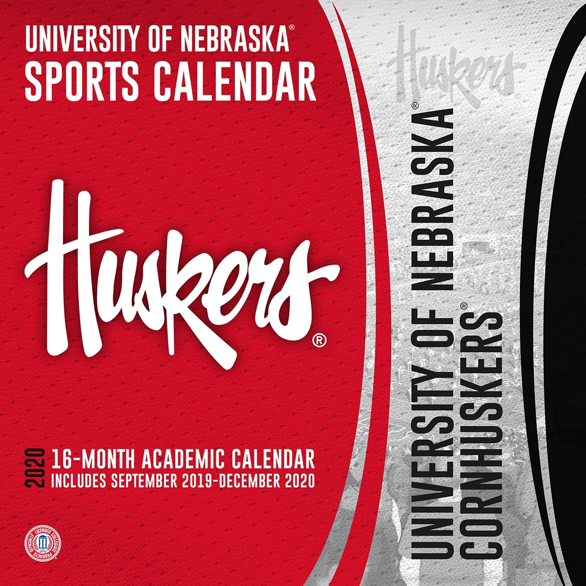 Nebraska Cornhuskers 2020 Wall Calendar - Buy At Khc Sports