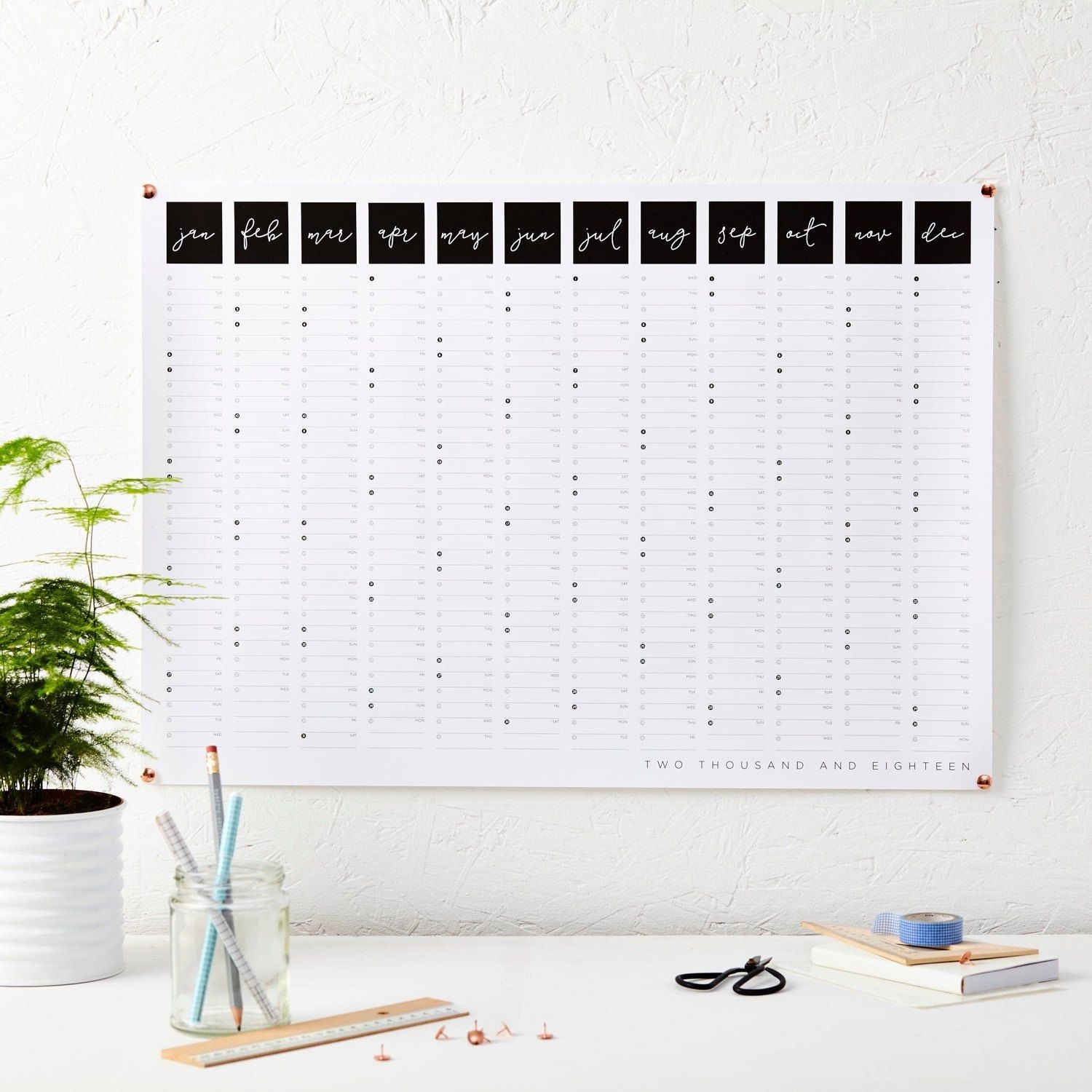 New 2018 Wall Planners Now Available For All You Super