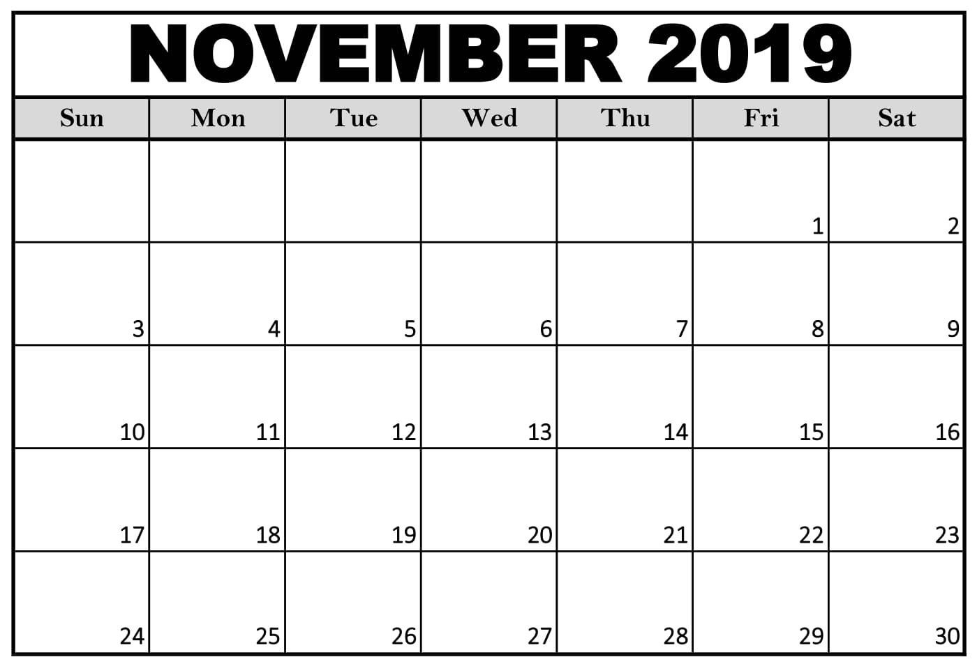 November 2019 Calendar Nz (New Zealand) Holidays | Free