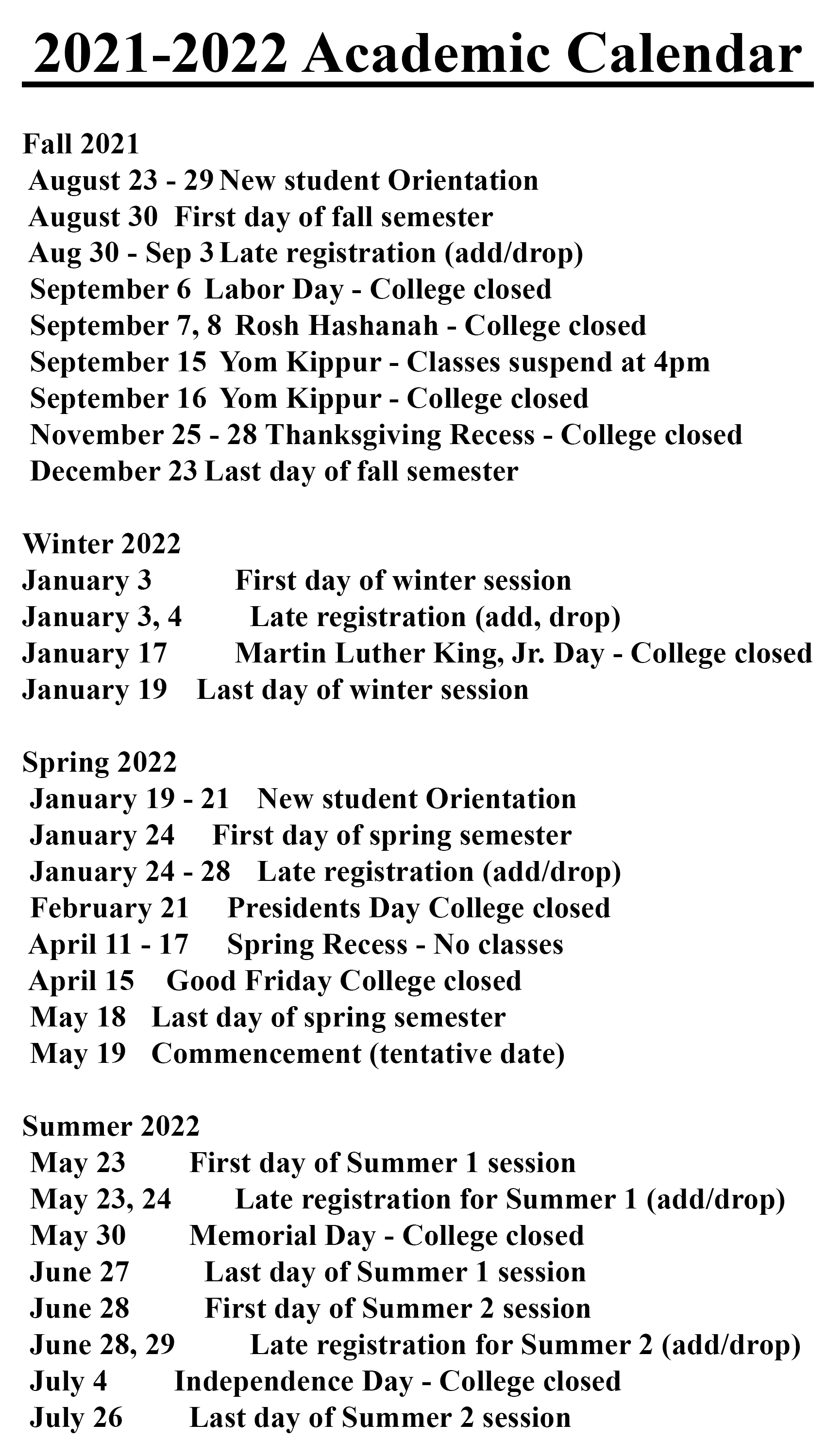 Nyc School Holidays Calendar 2021- 2022 | Nyc School Calendar