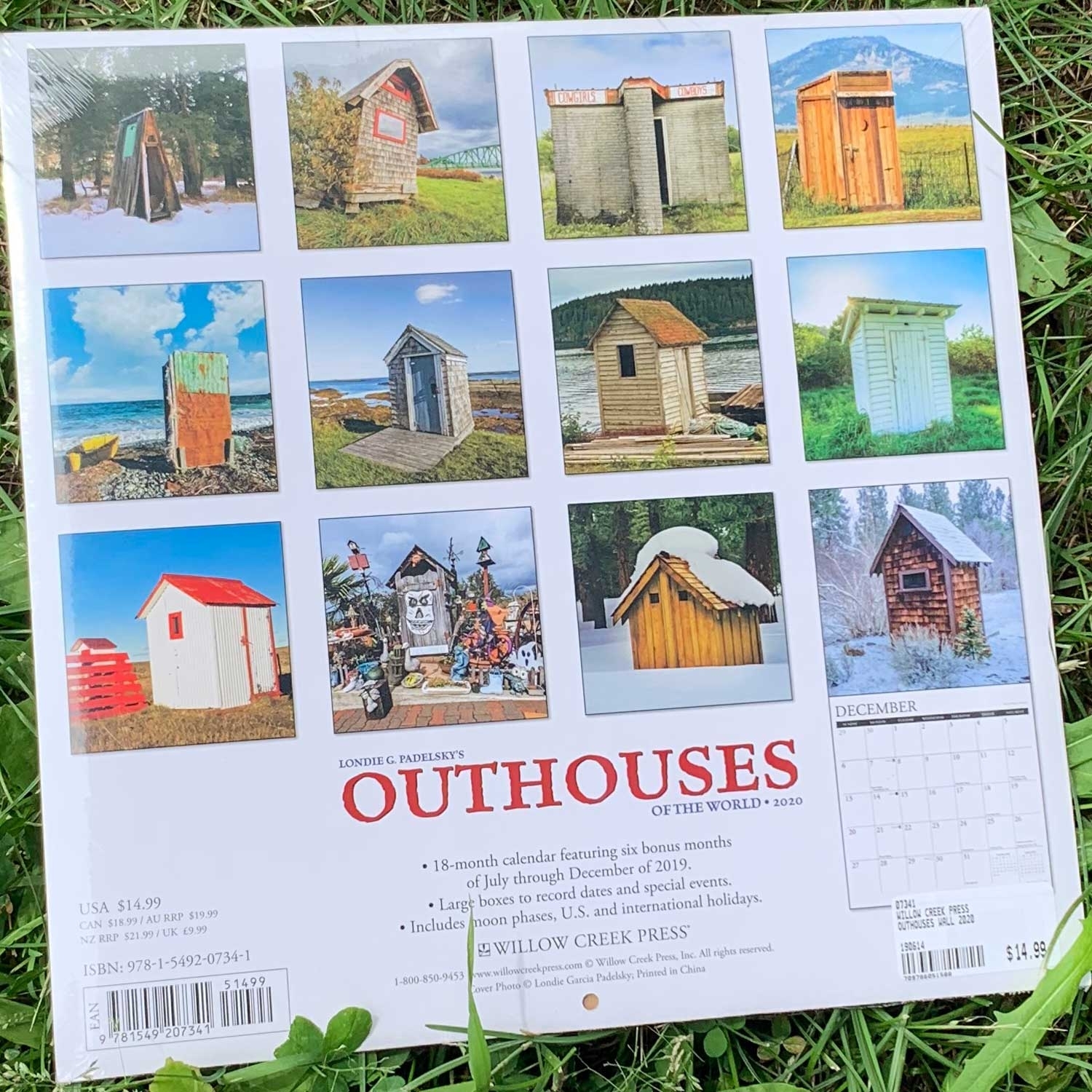 Outhouses Wall 2020 Calendarwillow Creek Press | Boundary Waters Catalog