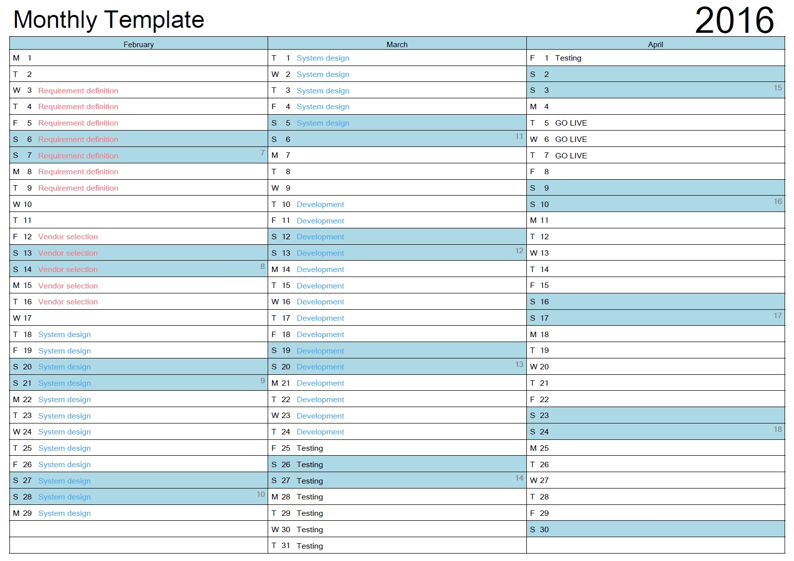 Outlook Calendar Print