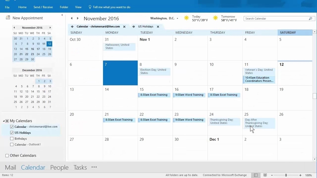 How To Print Outlook Calendar Customize and Print