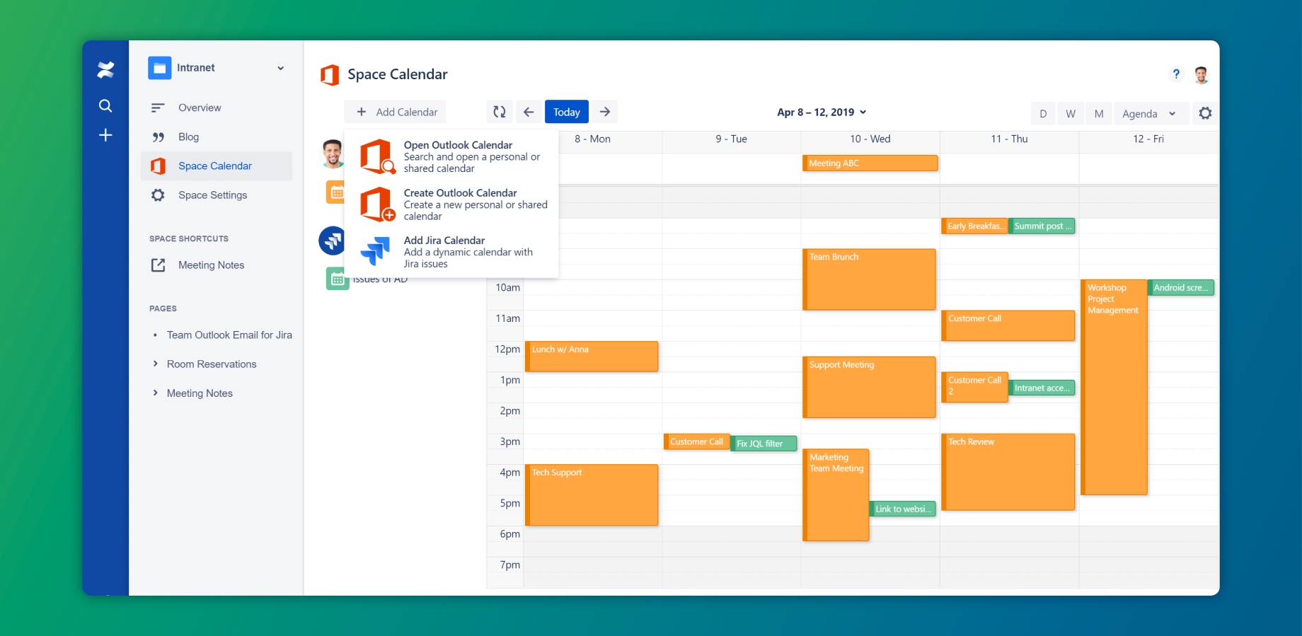 Outlook Calendars For Confluence | Atlassian Marketplace