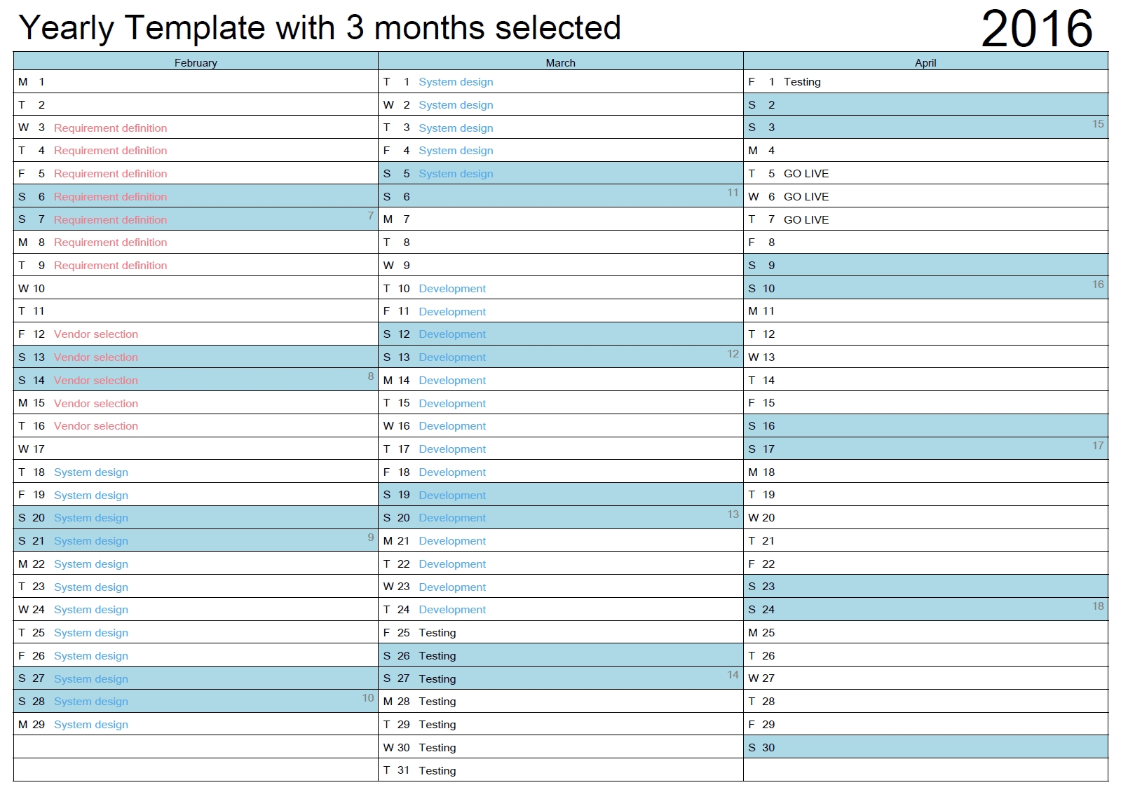 Outlook Printable Calendar In A4/a3 | Outlook Calendar Print