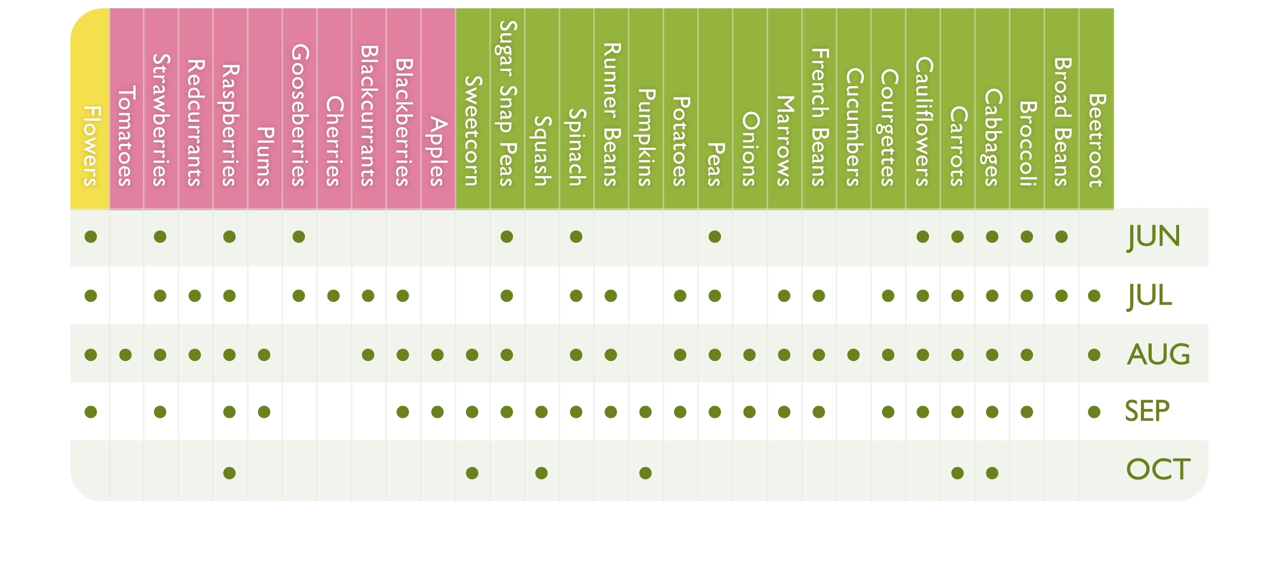 Pick Your Own In Surrey Near London - List Of Crops