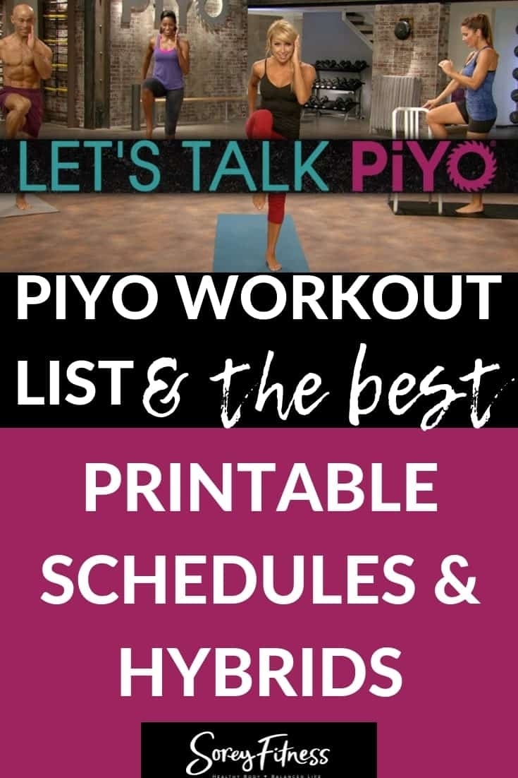 Piyo 8 Week Calendar Month Calendar Printable