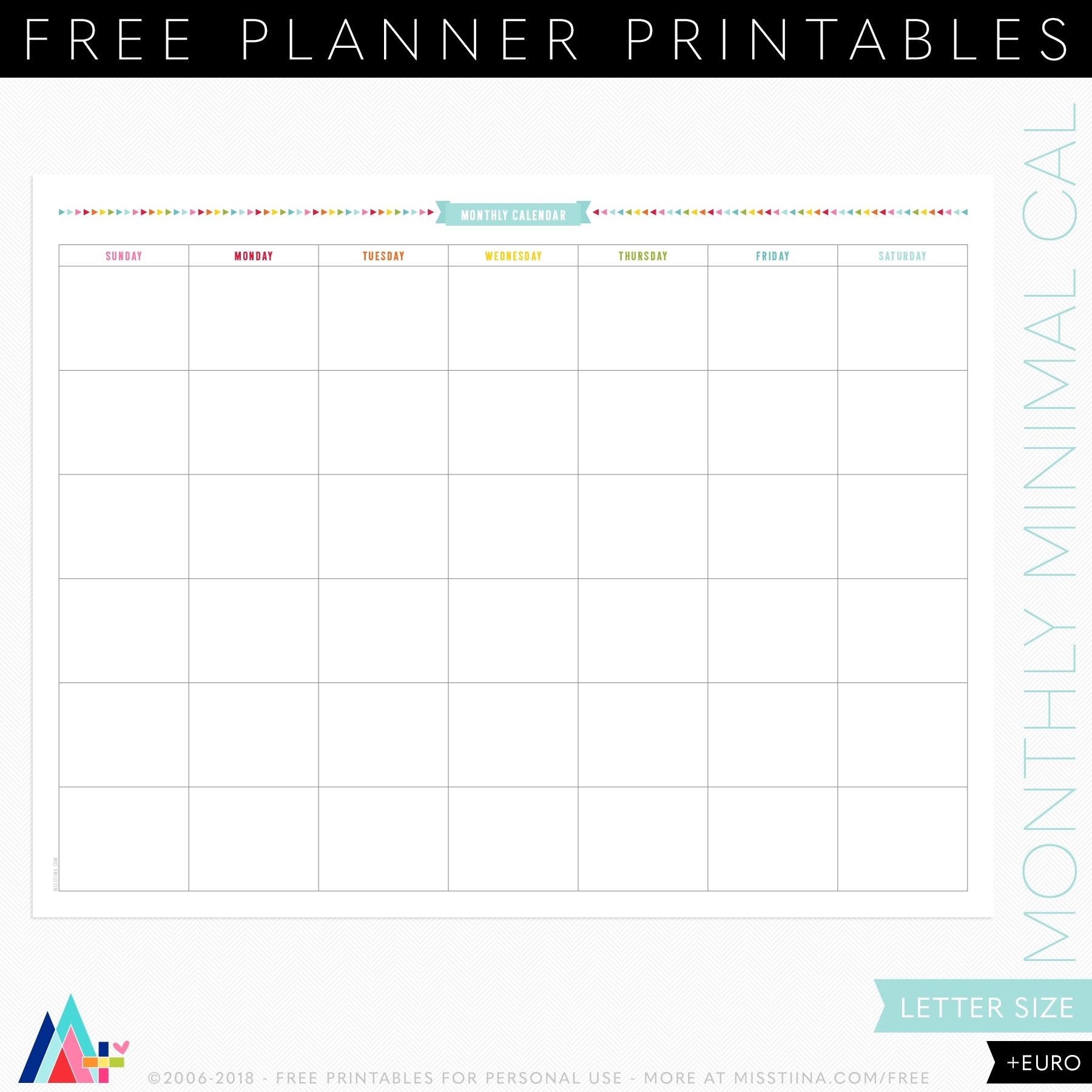Planner Printables | Misstiina