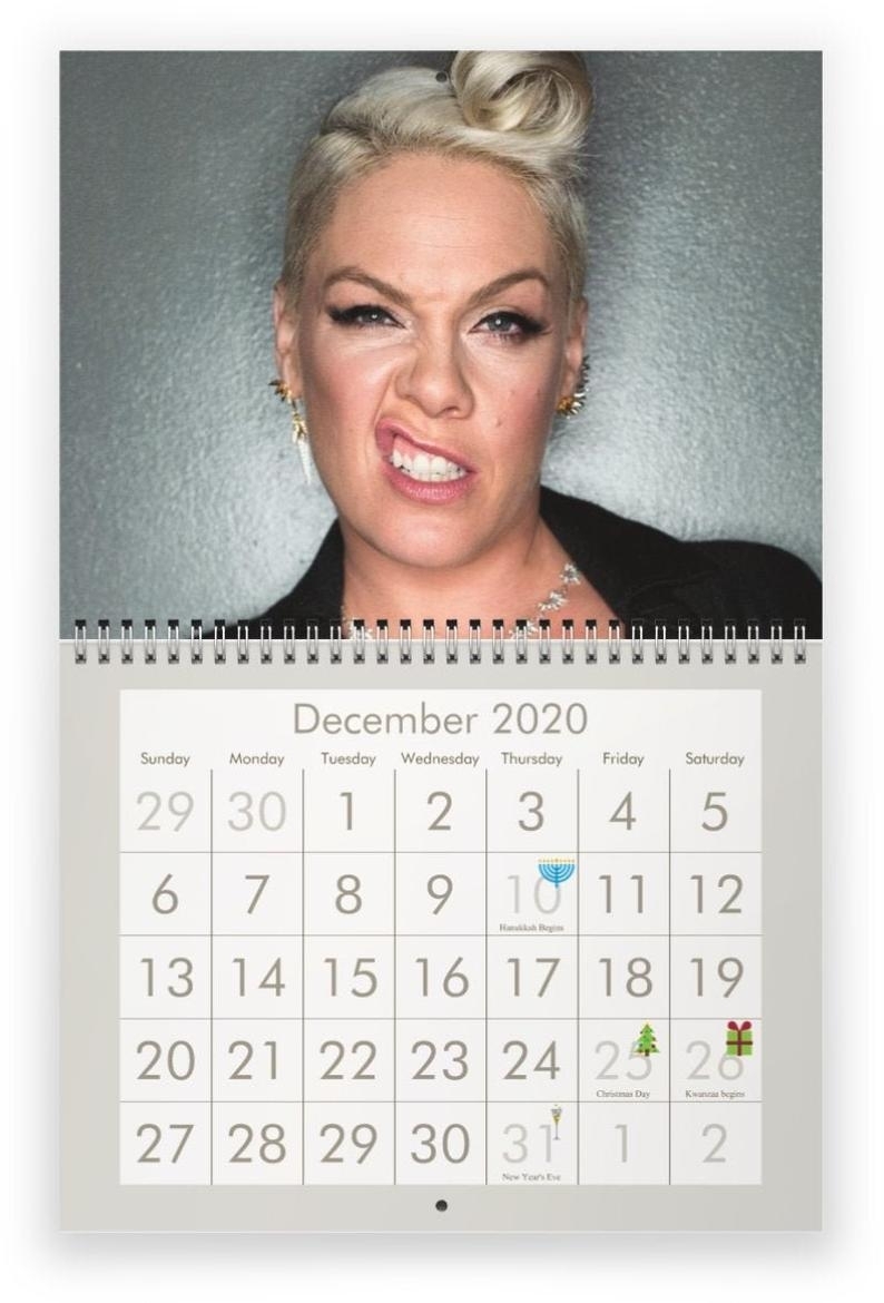 P!nk 2020 Wall Calendar *pre-Order*