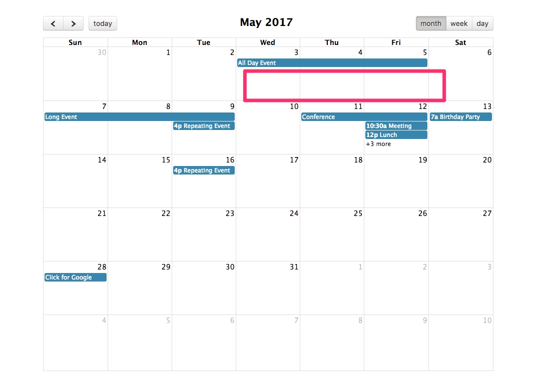 Print-View Month View Events Cause Missing Vertical Day