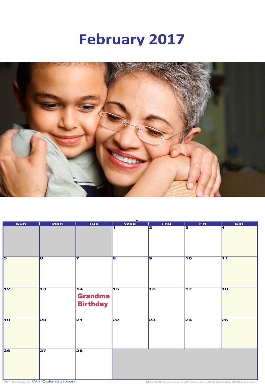 Print Your Own Calendar Using Double Sided Photo Paper