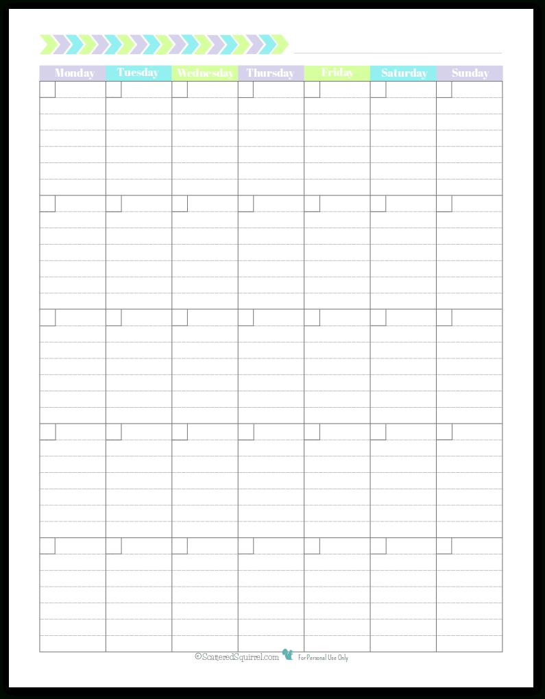 Printable Calendar With Lines Month Calendar Printable