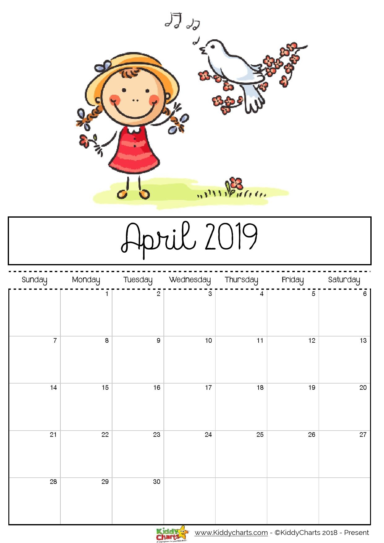 Printable Calendar 2019 Cute | Printable Calendar 2020