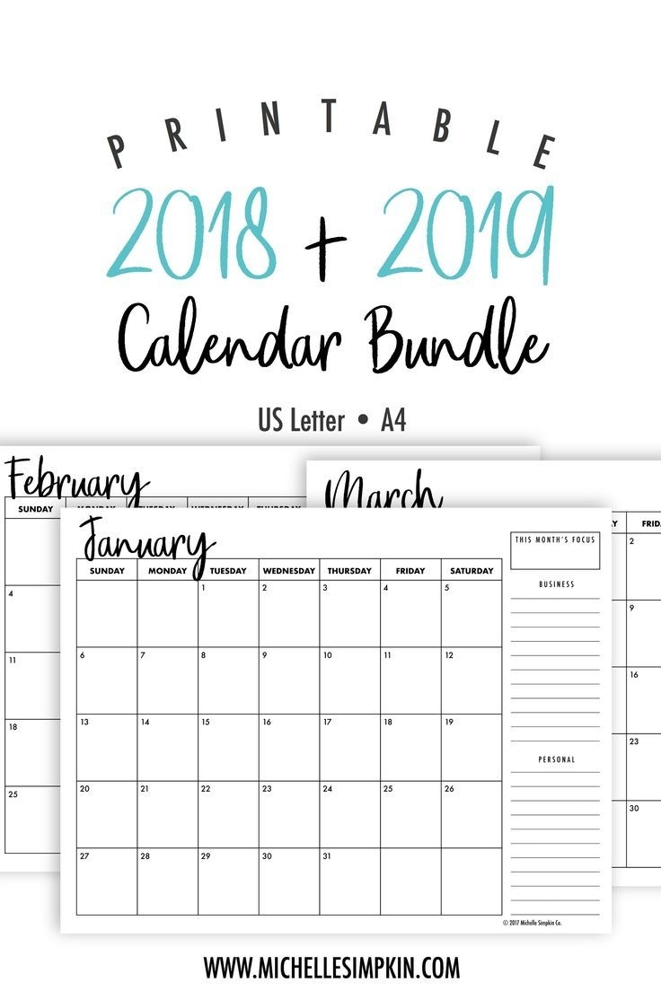 Printable Calendar 2019 Mom | Printable Calendar 2020
