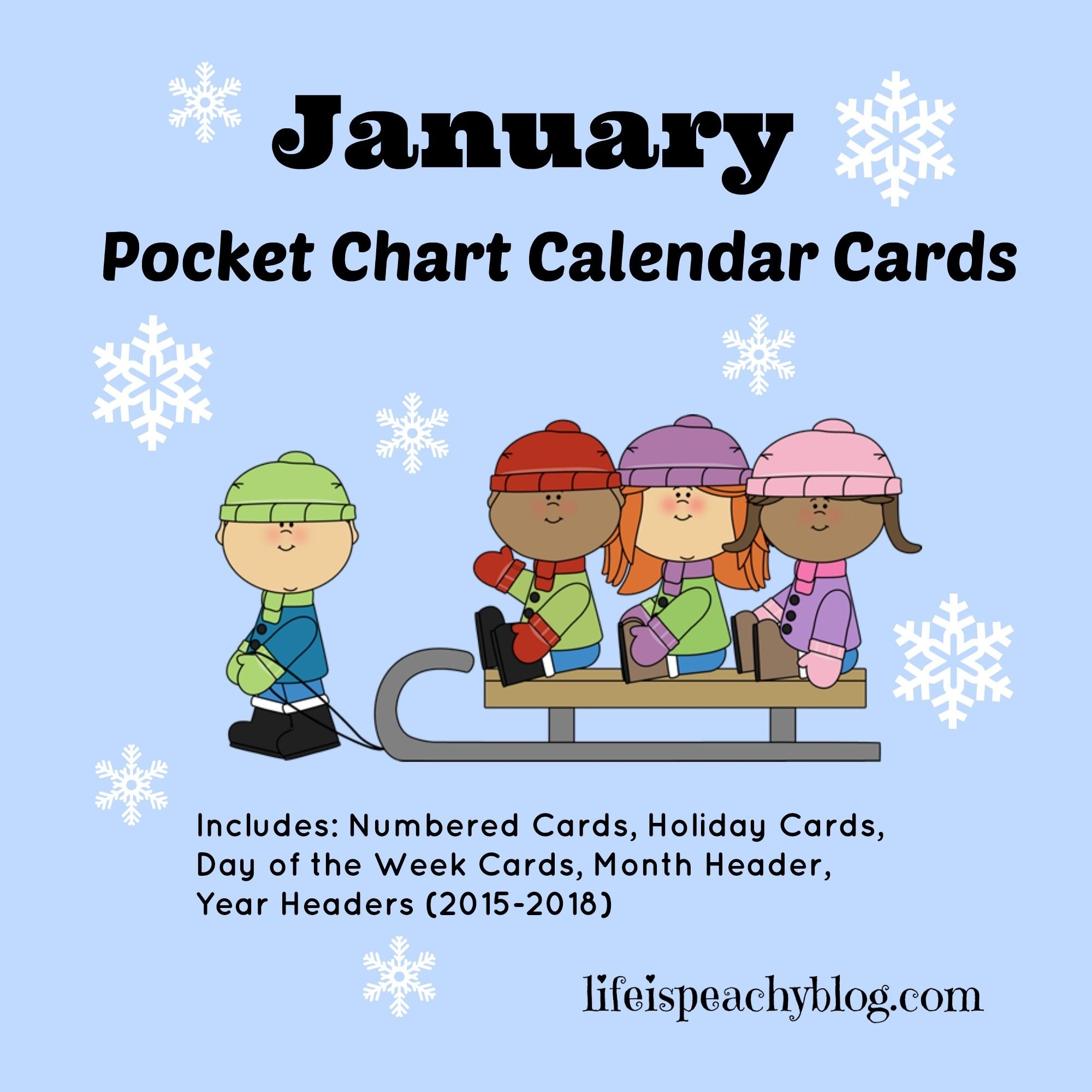 Printable Calendar Cards For Pocket Chart | Printable