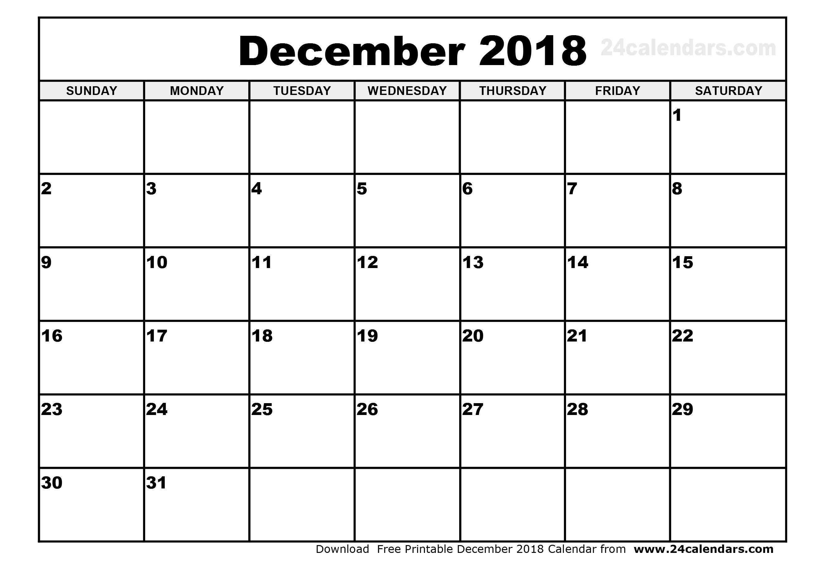 Printable Calendar Large Squares | Printable Calendar 2020