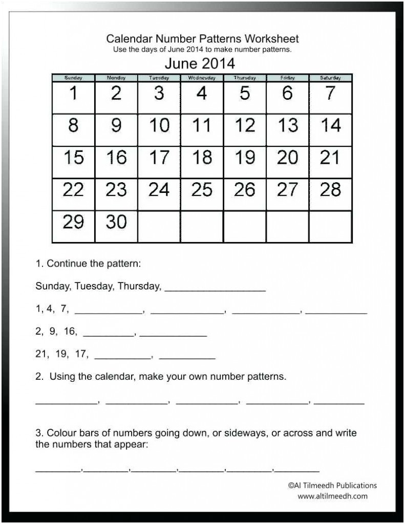 Printable Calendar Worksheets | Printable Calendar 2020