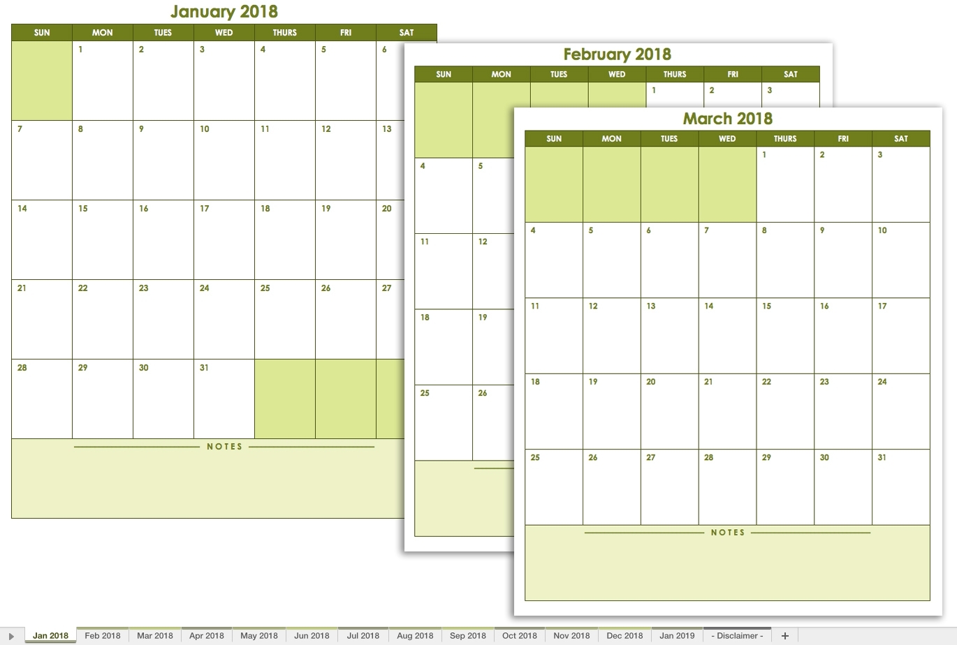 how to edit a calendar template in word