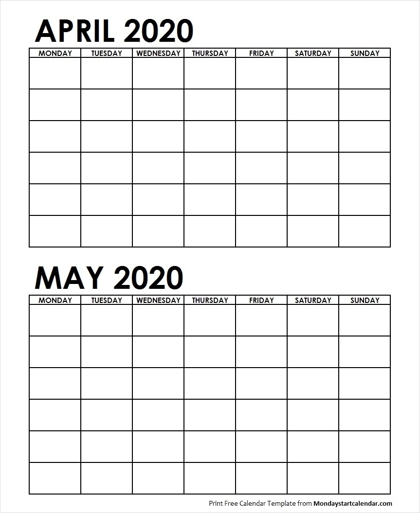 Printable May 2020 Calendar - Cerno.mioduchowski