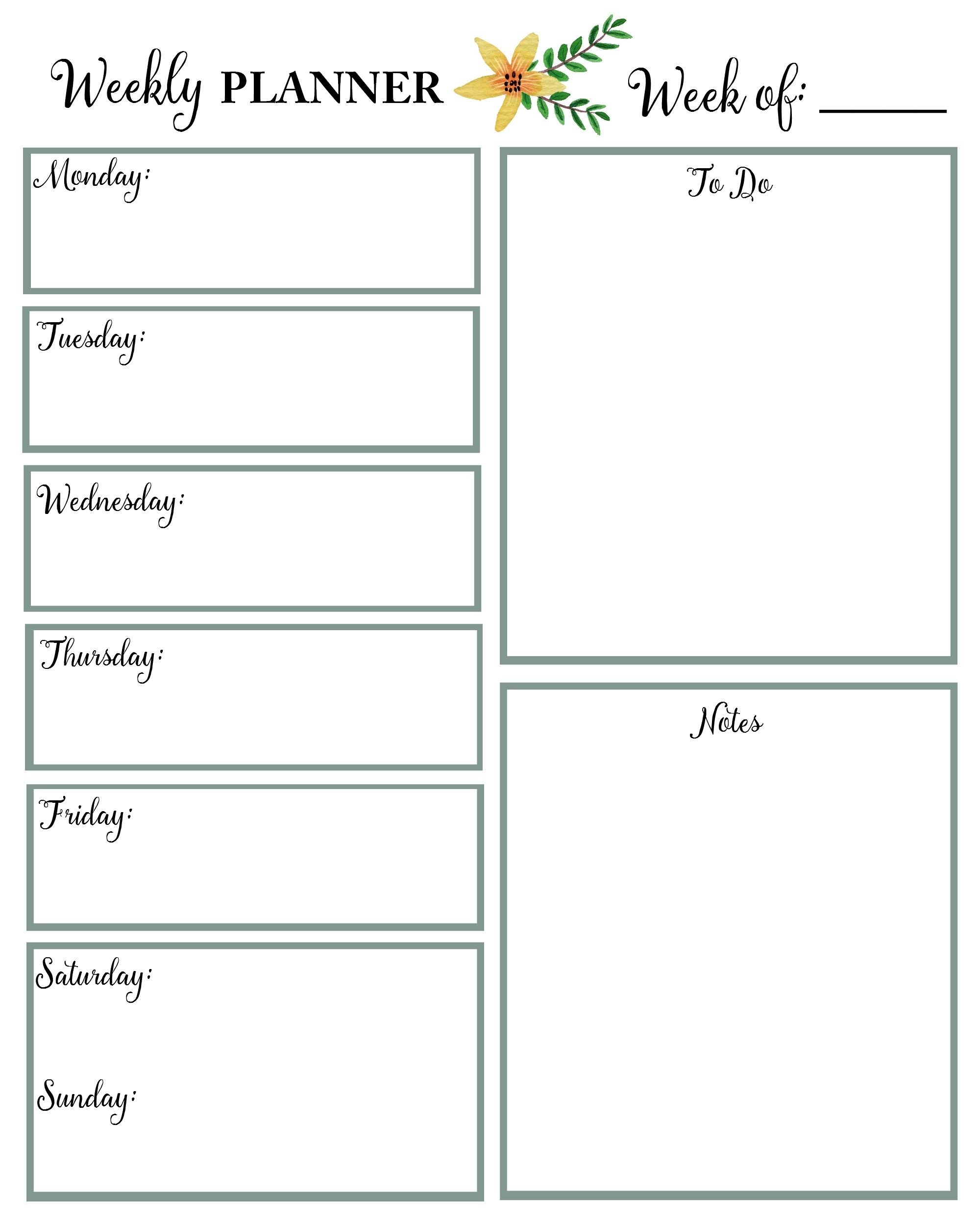 Printable Monthly Calendar | Best Free Printables | Daily